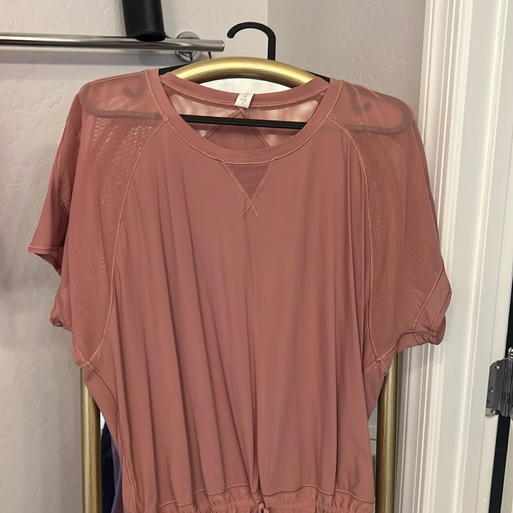 Lululemon Final Count Top In Mauve Preowned - image 1